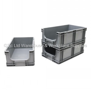 Heavy Duty Stacking Euro Box 50cm 16 Litre Open Front